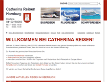 Tablet Screenshot of catherina-reisen.de